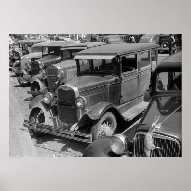 Pôster Classic Cars Greensboro, Georgia 1940 (Frente)