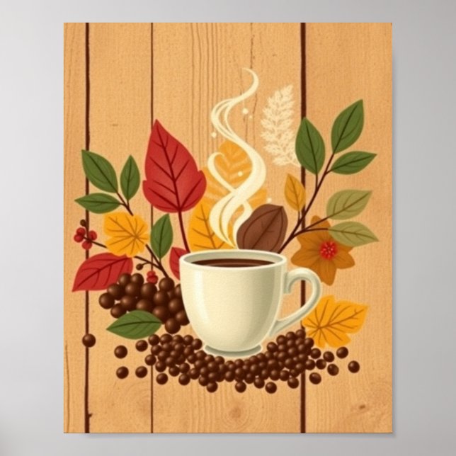 Poster Classic Coffee Illustration (Frente)
