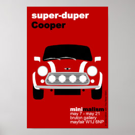 Poster Classic Original Mini Car minimalist art