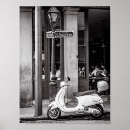 Pôster Classic Patinete Paris França