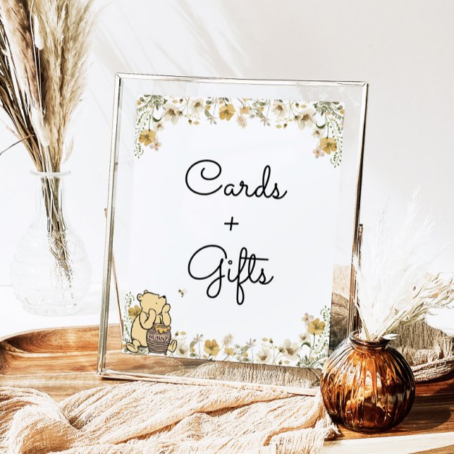 Poster Classic Winnie-the-Pooh Cards And Gifts Sign (Criador carregado)