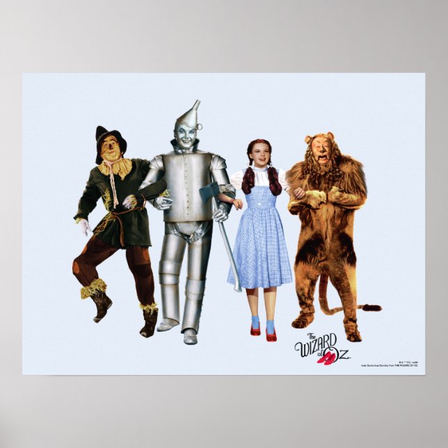 Poster Classic Wizard of Oz Characters (Frente)