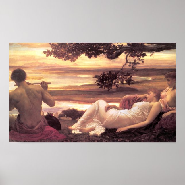 Poster Classical Idyll (por Frederic Leighton) (Frente)
