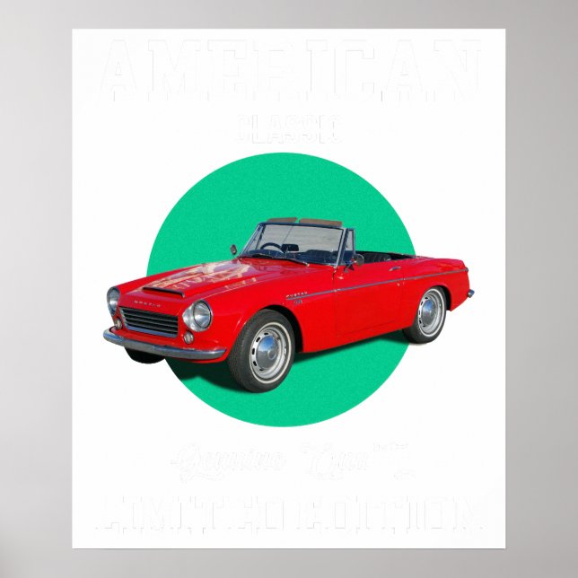 Poster clássico americano genuíno edição limitada d (Frente)
