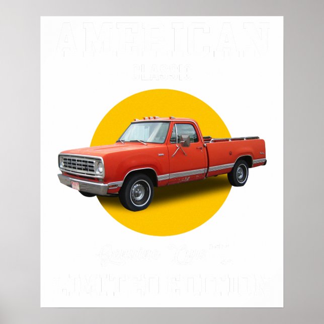 Poster clássico americano genuíno edição limitada D (Frente)