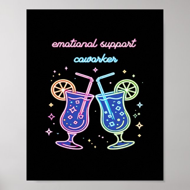 Poster Clássico de Apreciação de Colaborador de Ajuda Emo (Frente)