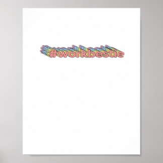 Poster Clássico de Bestimento de Trabalho Retroativo