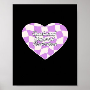 Poster Clássico de Colaborador de Ajuda Emocional