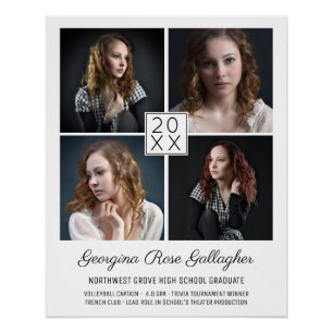 Pôster Clássico de Colagem de Fotos Moderna de Keepsasasa