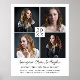 Poster Clássico de Colagem de Fotos Moderna de Keepsasasa