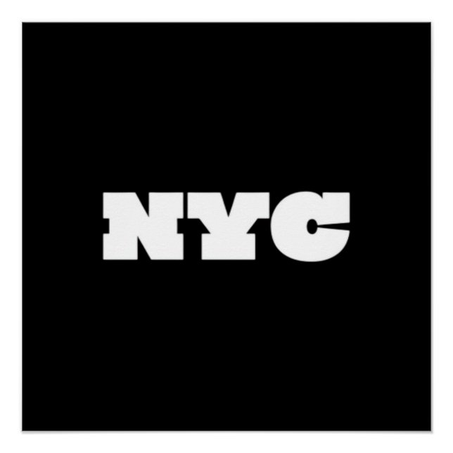 Pôster Clássico de NY (Frente)