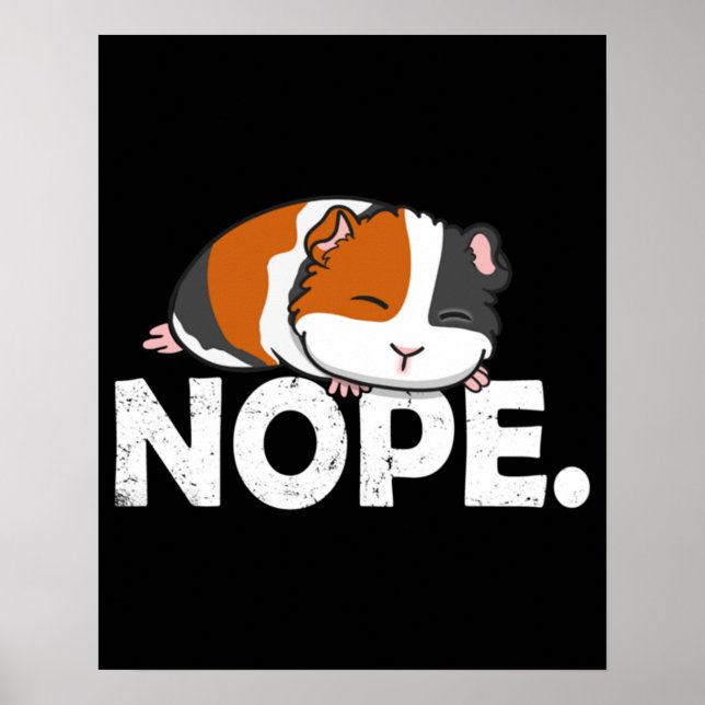 Poster Clássico de Suíno-guineal (Frente)