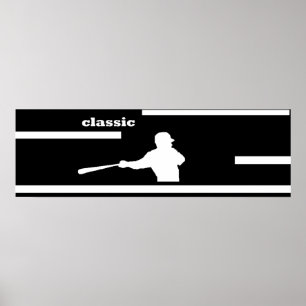 POSTER CLÁSSICO DO BALANÇO DE BASEBOL