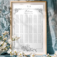 Clássico Elegante francês Rococo Floral