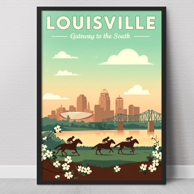 Poster Clássico Louisville Kentucky (Criador carregado)
