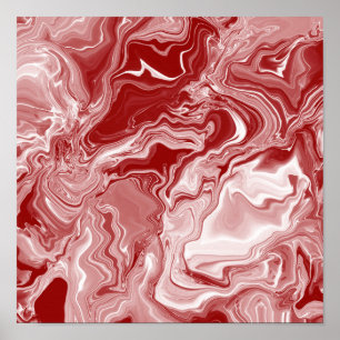 Poster Clássico mármore vermelho