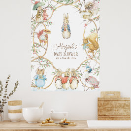 Poster Clássico Peter, o Chá de fraldas de inverno do Coe