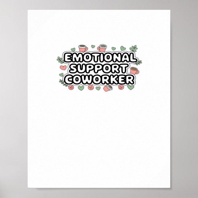 Poster Clássico V2 Clássico de Colaboração de Ajuda Emoci (Frente)