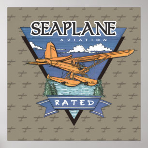 Poster Classificação da Aviação Seaplane