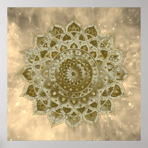 Poster Classy Colorfully Mandala India Style 4