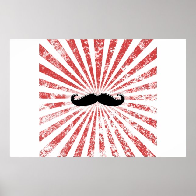 Poster Classy Mustache (Frente)