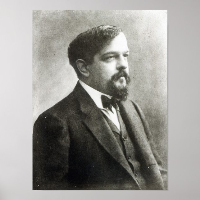 Pôster Claude Debussy, c.1908 (Frente)