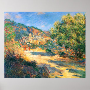 Pôster Claude Monet: A estrada a Monte - Carlo