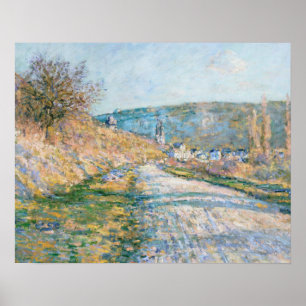 Poster Claude Monet - A estrada para Vétheuil
