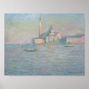 Pôster Claude Monet - A Igreja de San Giorgio Maggiore,
