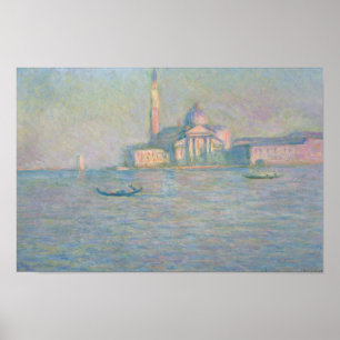 Pôster Claude Monet - A Igreja de San Giorgio Maggiore,