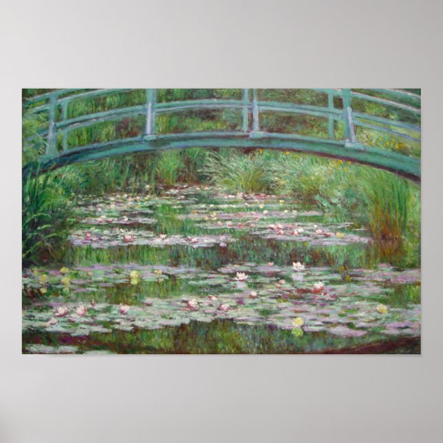 Pôster Claude Monet - A Ponte Japonesa (Frente)