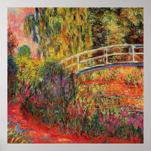 Poster Claude Monet, A Ponte Japonesa,