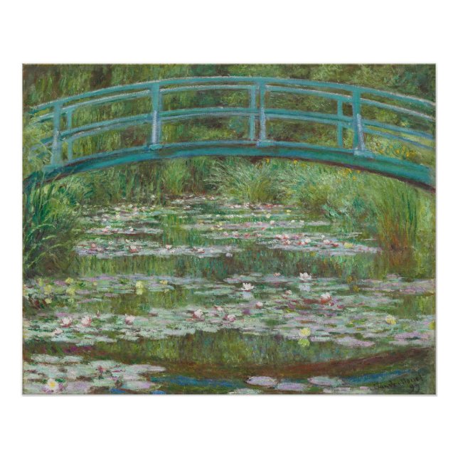 Pôster Claude Monet | A Ponte Japonesa, 1899 (Frente)