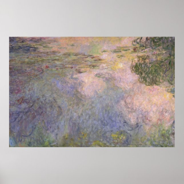 Poster Claude Monet | Água-Lily-Lond (Frente)