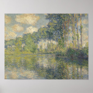 Poster Claude Monet - álamos no Epte