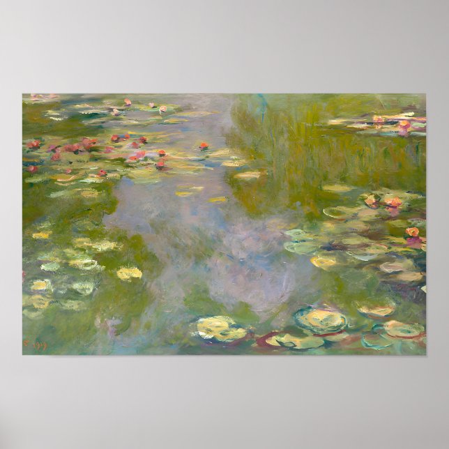 Poster Claude Monet art style (Frente)