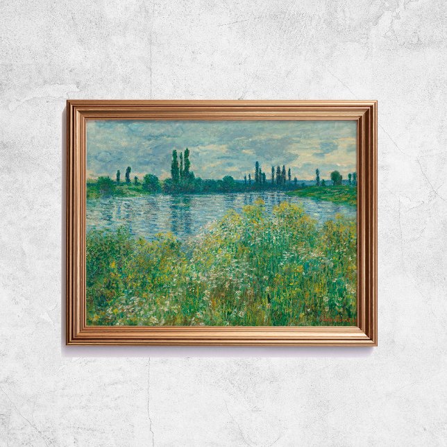 Poster Claude Monet Banks Of Seine French Old Art (Claude Monet Banks Of The Seine French Old Art Poster
)