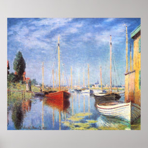Pôster Claude Monet: Barcos de prazer em Argenteuil