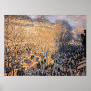 Poster Claude Monet - Boulevard des Capucines, Paris