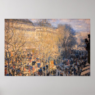 Poster Claude Monet - Boulevard des Capucines, Paris
