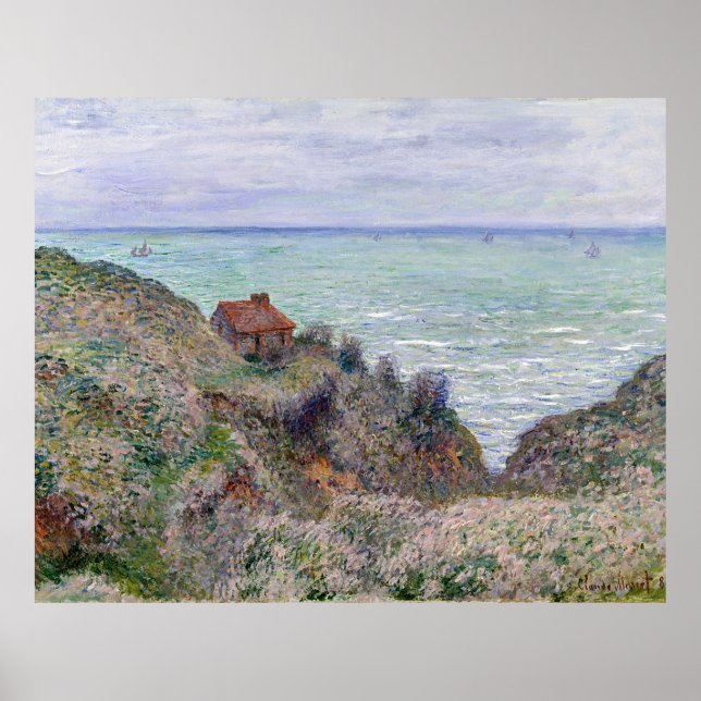 Poster Claude Monet Cabin Da Alfândega (Frente)