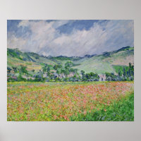 Claude Monet | Campo Poppy perto de Giverny, 1885