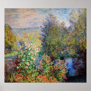 Poster Claude Monet - Canto do Jardim de Montgeron