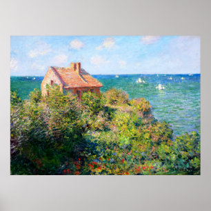 Poster Claude Monet: Casa de campo de Fishermans em