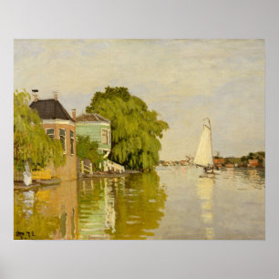 Pôster Claude Monet - Casas do Achterzaan