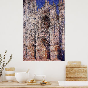 Poster Claude Monet - Catedral de Rouen 01