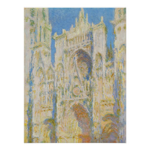 Pôster Claude Monet Catedral de Rouen Portal Luz da Manhã