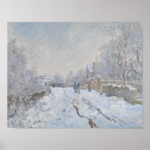 Poster Claude Monet - Cena de Neve na Argentina