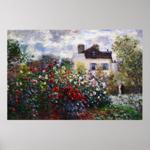 Pôster Claude Monet Corner of the Garden Fine Art