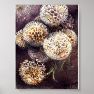 Poster Claude Monet - Dandelions Reproduction Art Print